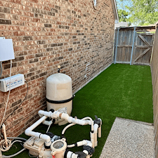 Poolside-Side-Yard-Artificial-Turf-Installation-in-The-Colony-TX 3